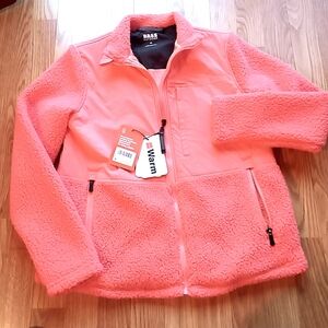 P*NWT ladies jacket, orange by Bass Outdoor, XS, S. MSRP $69